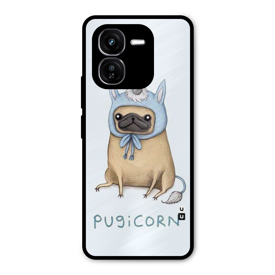 Pugicorn Metal Back Case for iQOO Z9x