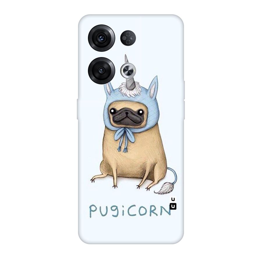 Pugicorn Original Polycarbonate Back Case for Oppo Reno8 Pro 5G