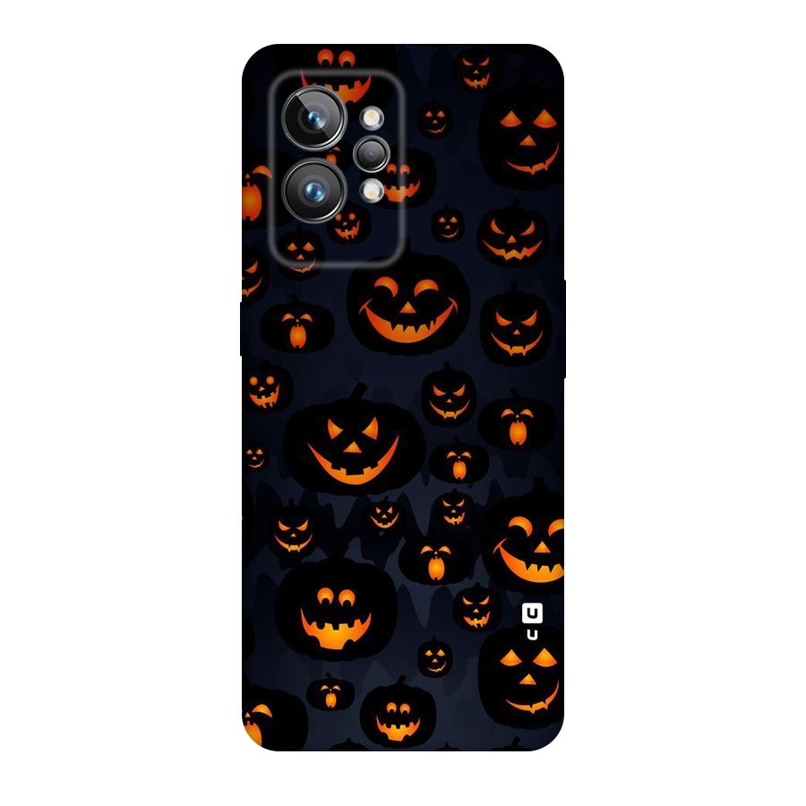 Pumpkin Smile Pattern Original Polycarbonate Back Case for Realme GT2 Pro