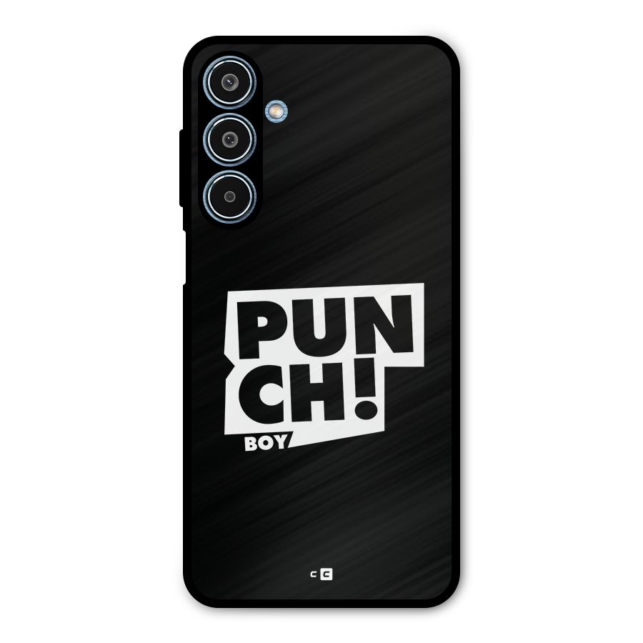 Punch Boy Metal Back Case for Galaxy M35