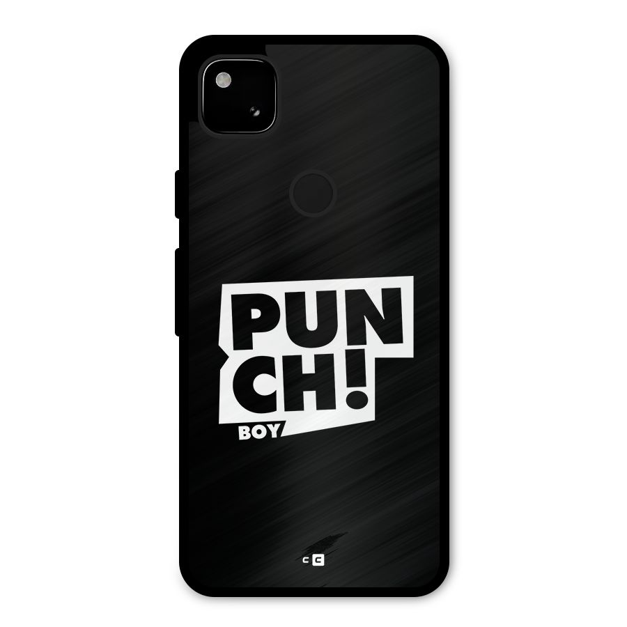 Punch Boy Metal Back Case for Google Pixel 4a