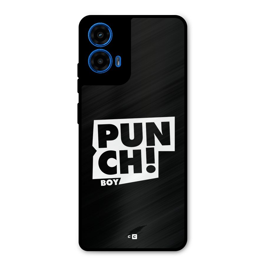 Punch Boy Metal Back Case for Moto G45