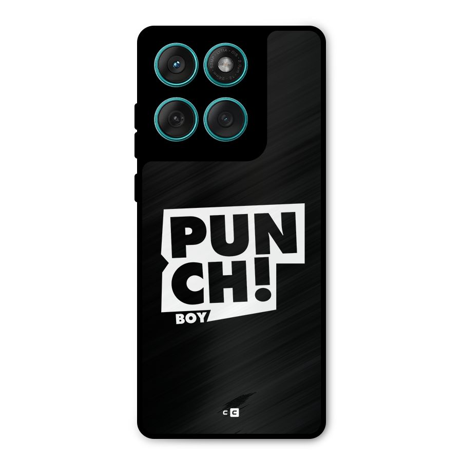Punch Boy Metal Back Case for Motorola Edge 60