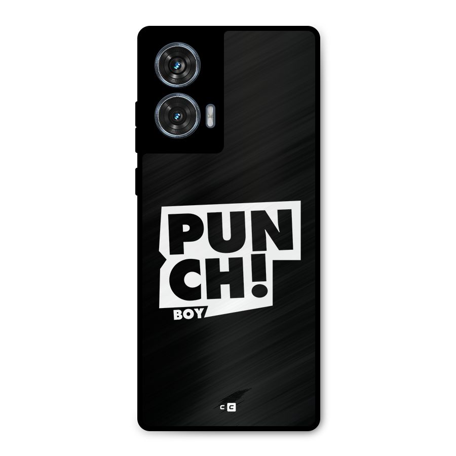 Punch Boy Metal Back Case for Motorola G96