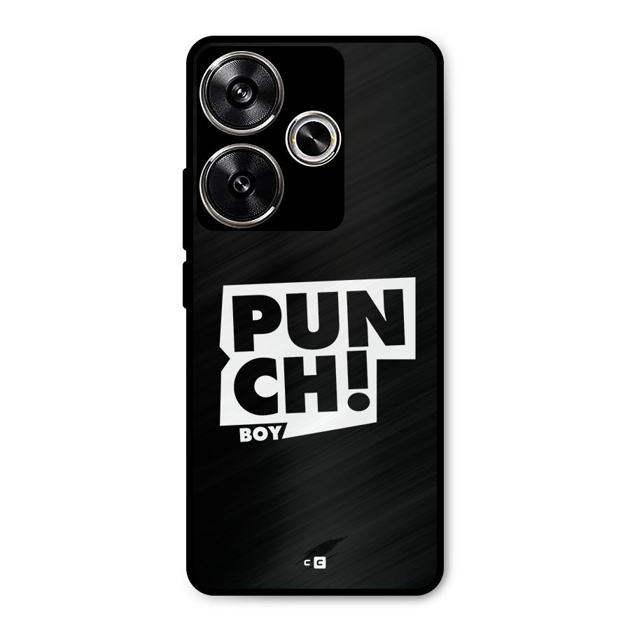 Punch Boy Metal Back Case for Poco F6