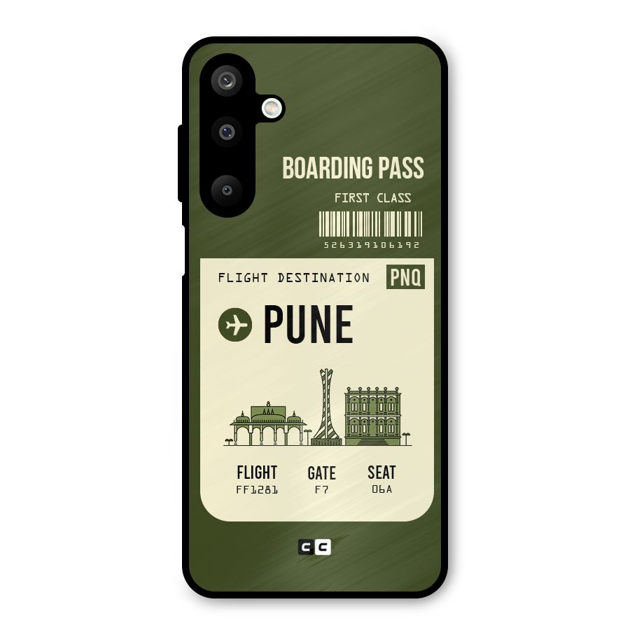Pune Boarding Pass Metal Back Case for Galaxy M16