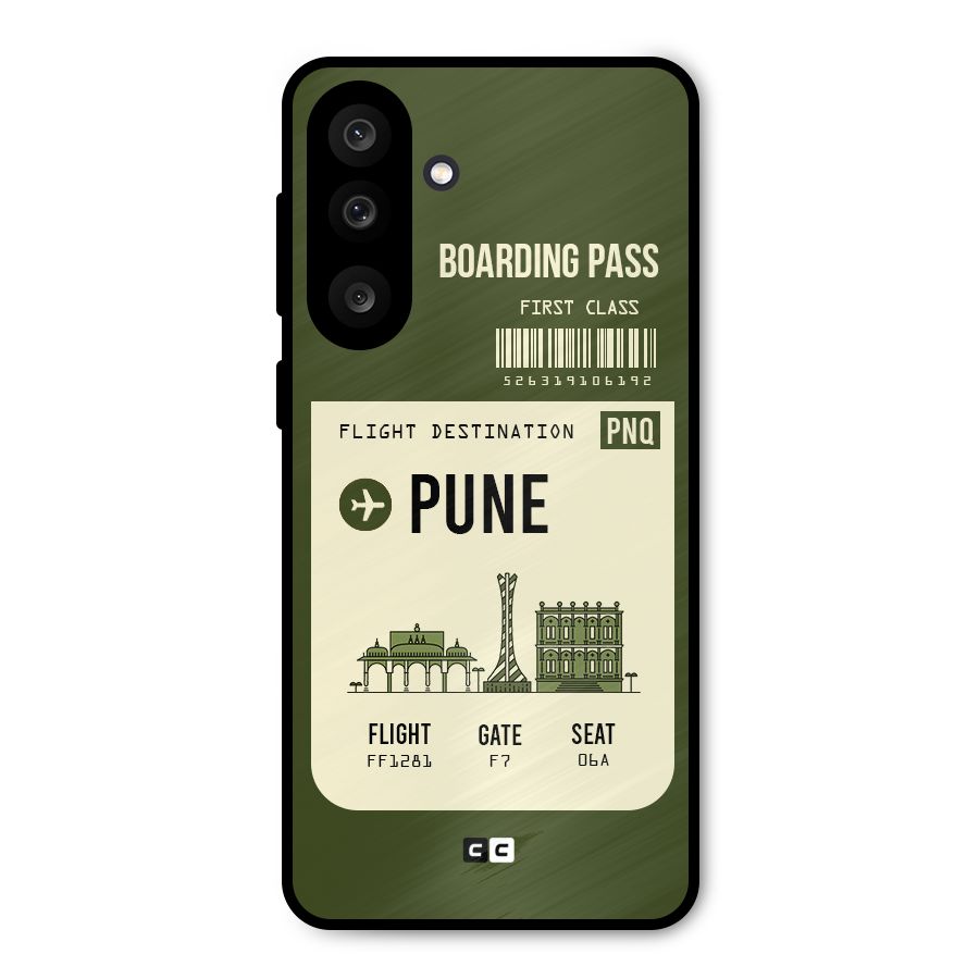 Pune Boarding Pass Metal Back Case for Galaxy M56