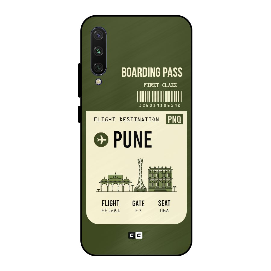 Pune Boarding Pass Metal Back Case for Mi A3
