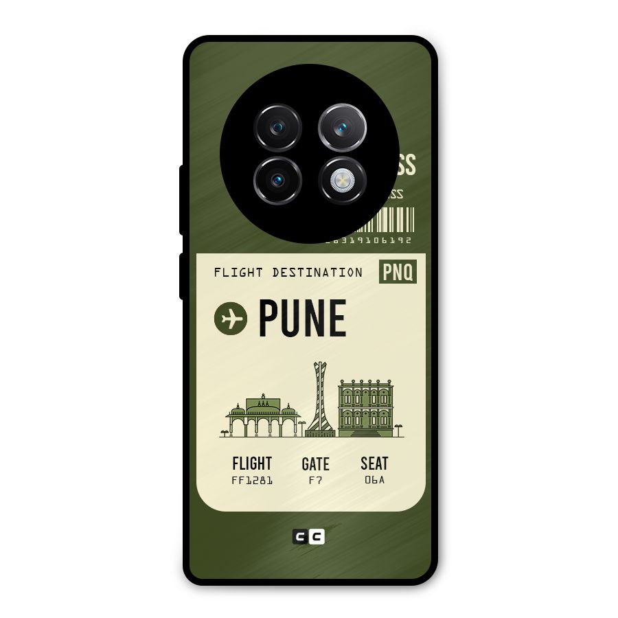 Pune Boarding Pass Metal Back Case for Realme 13 Plus