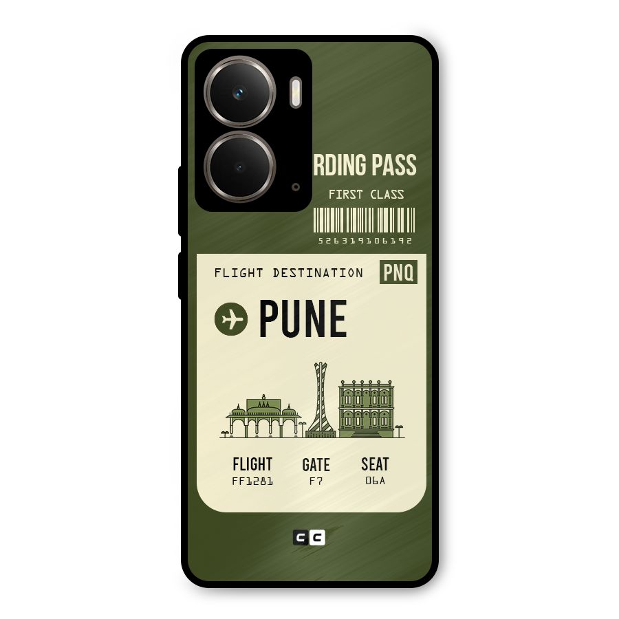 Pune Boarding Pass Metal Back Case for Realme P3