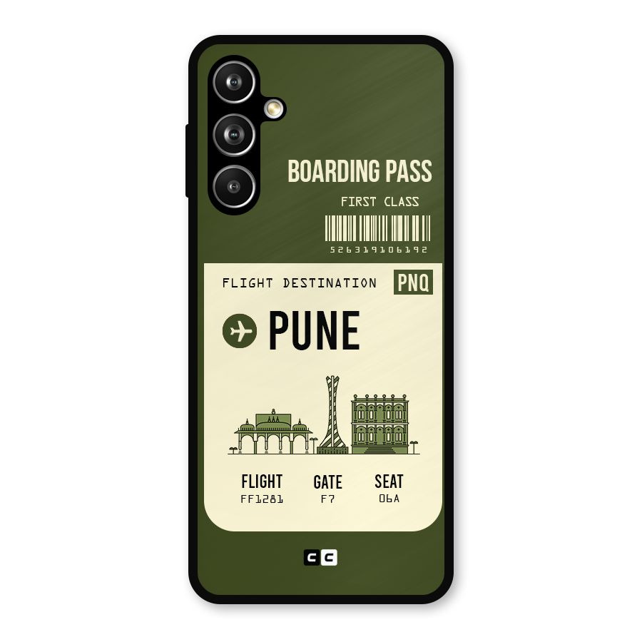 Pune Boarding Pass Metal Back Case for Samsung Galaxy M54