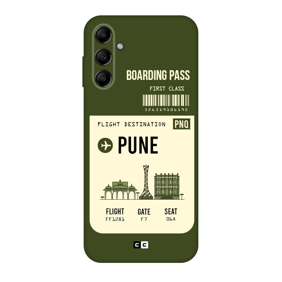 Pune Boarding Pass Original Polycarbonate Back Case for Galaxy A14 5G
