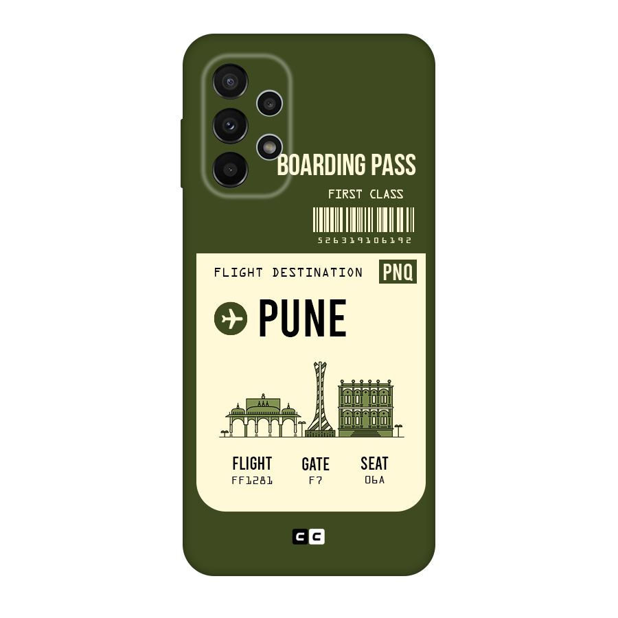 Pune Boarding Pass Original Polycarbonate Back Case for Galaxy A23