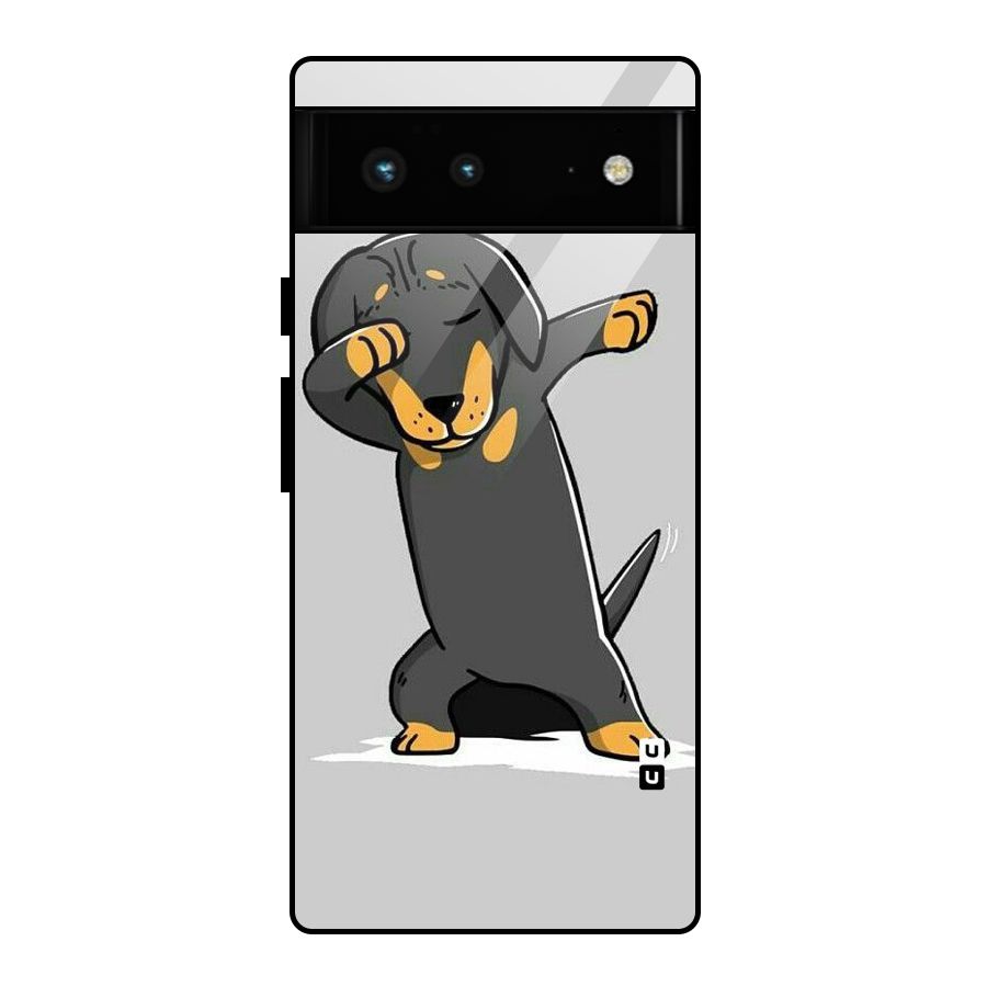Puppy Dab Glass Back Case for Google Pixel 6