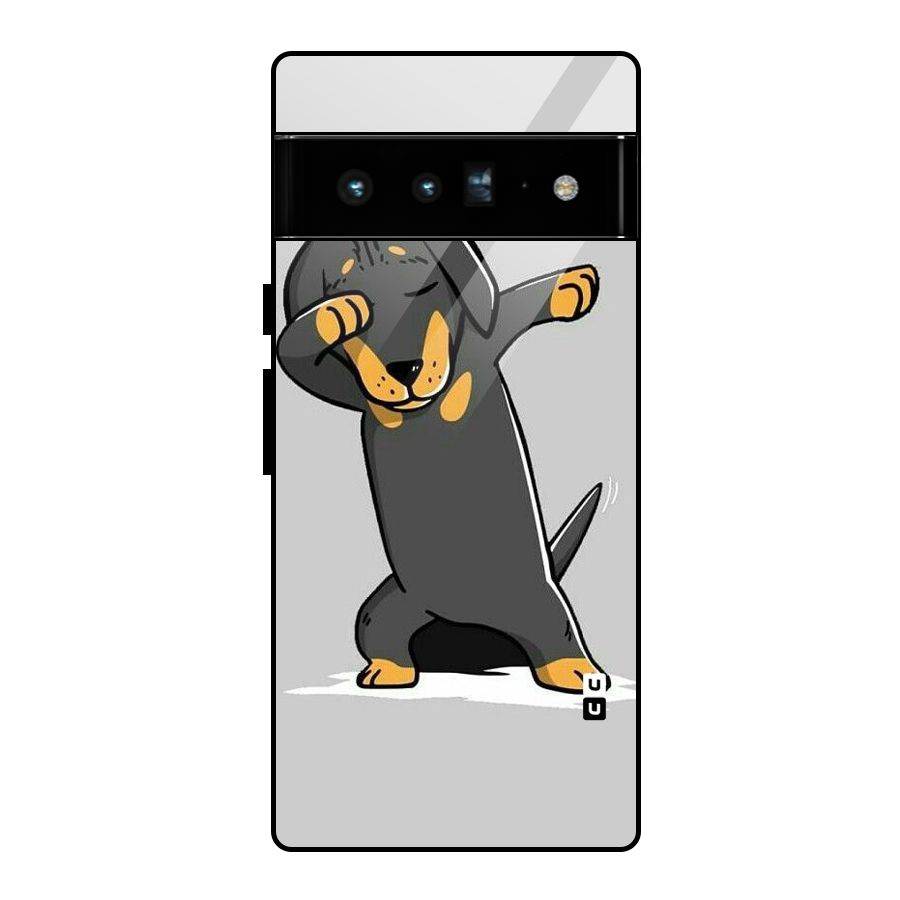 Puppy Dab Glass Back Case for Google Pixel 6 Pro