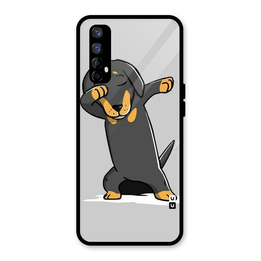 Puppy Dab Glass Back Case for Realme 7