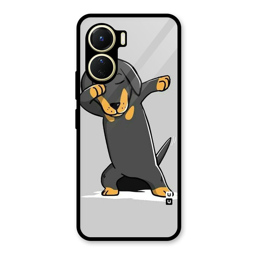 Puppy Dab Glass Back Case for Vivo Y16