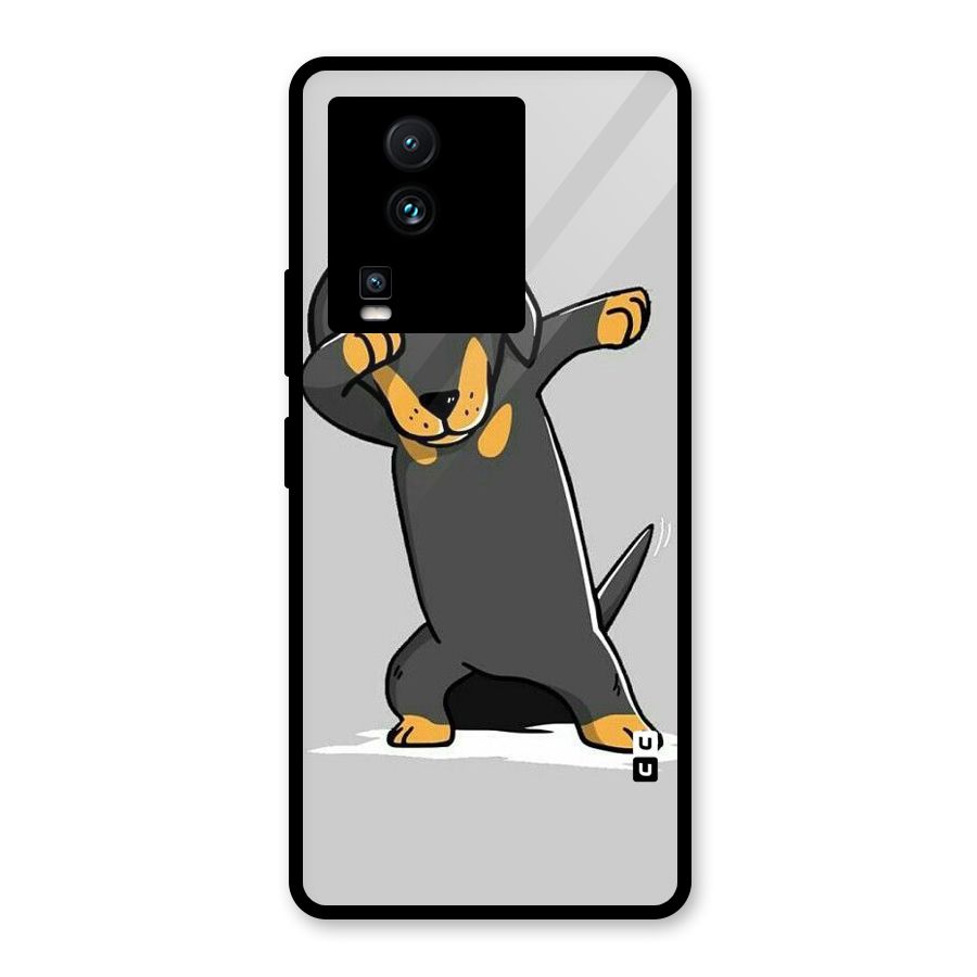 Puppy Dab Glass Back Case for Vivo iQOO Neo 7 Pro