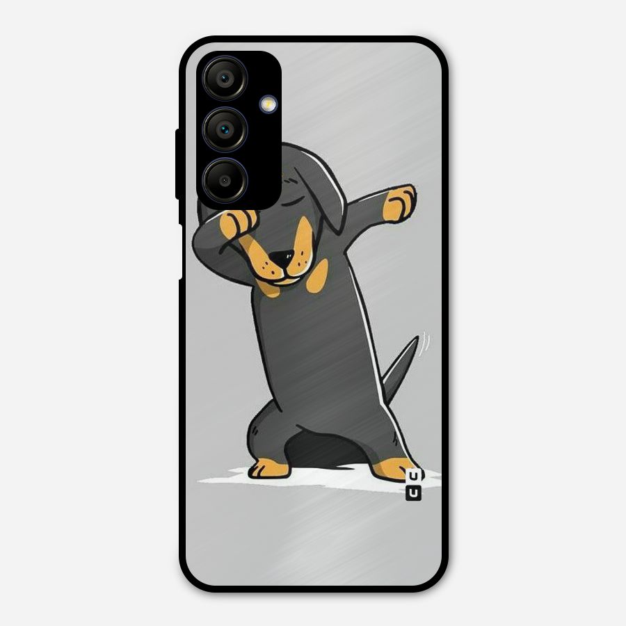 Puppy Dab Metal Back Case for Galaxy A15 5G