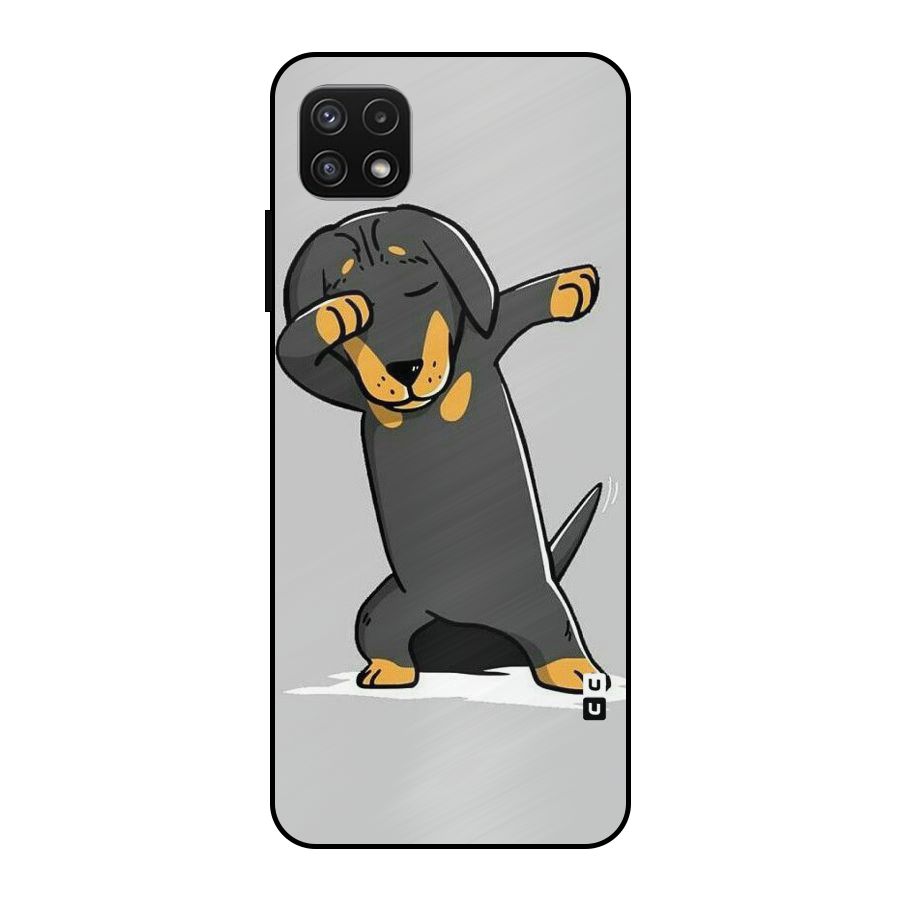 Puppy Dab Metal Back Case for Galaxy A22 5G