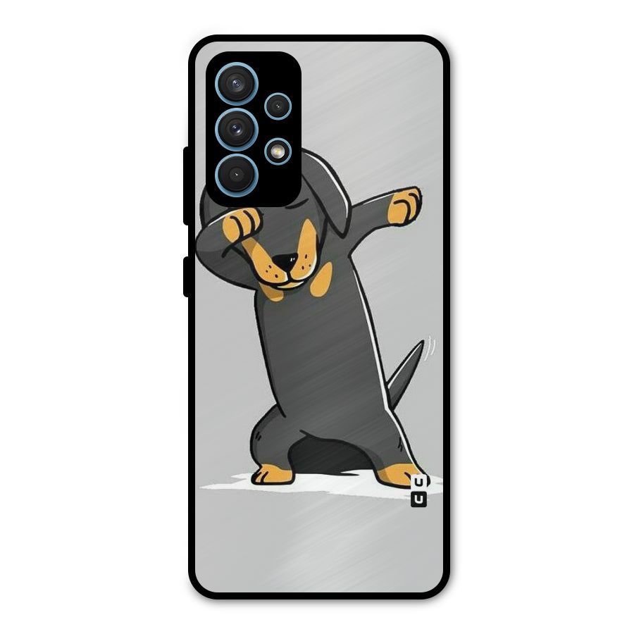 Puppy Dab Metal Back Case for Galaxy A32