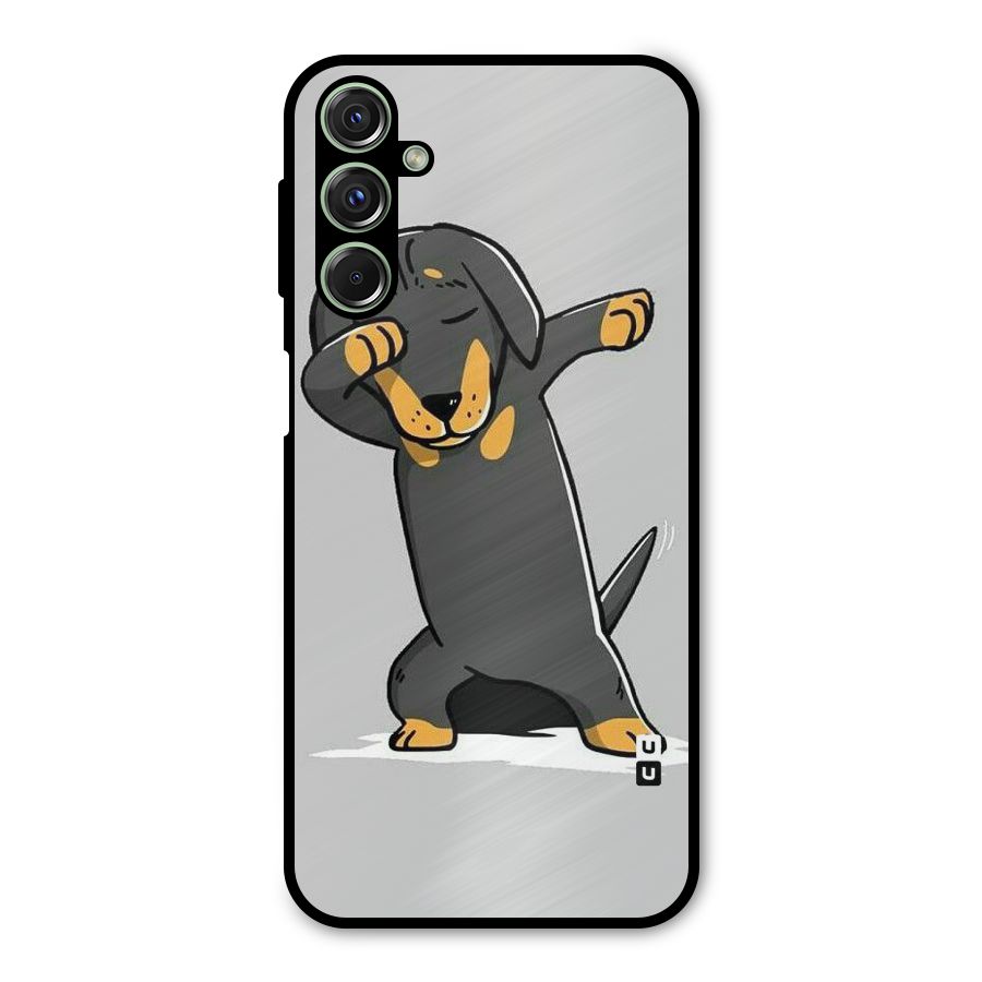 Puppy Dab Metal Back Case for Galaxy F34
