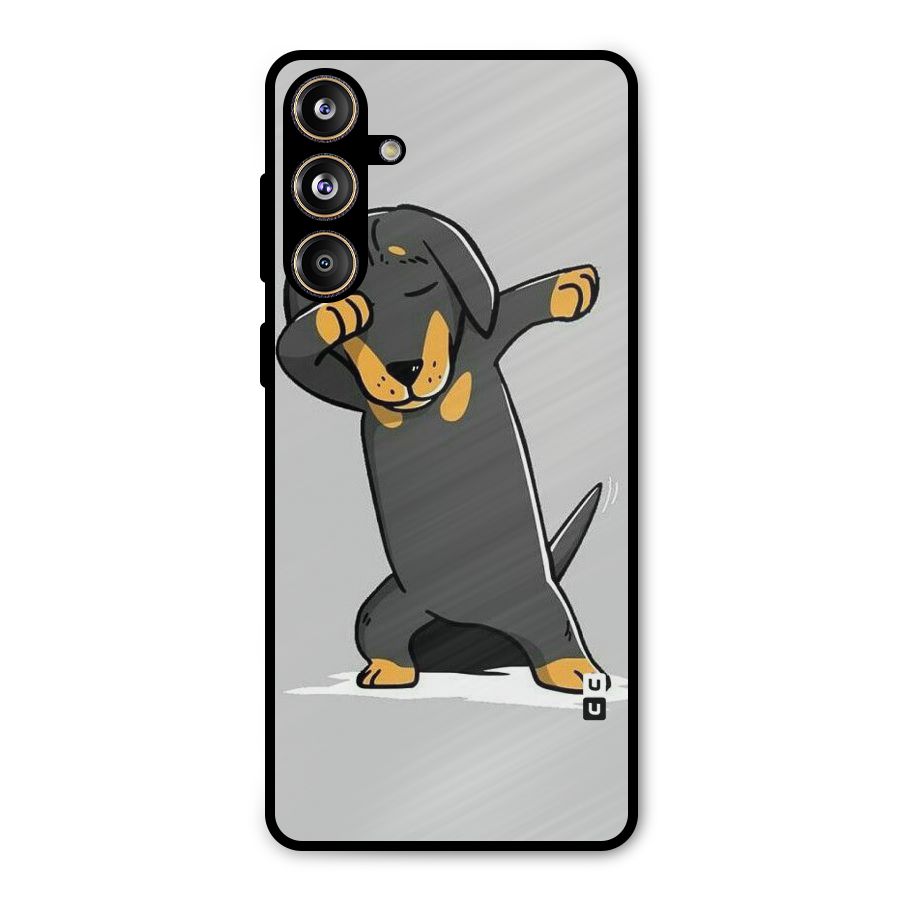 Puppy Dab Metal Back Case for Galaxy F55