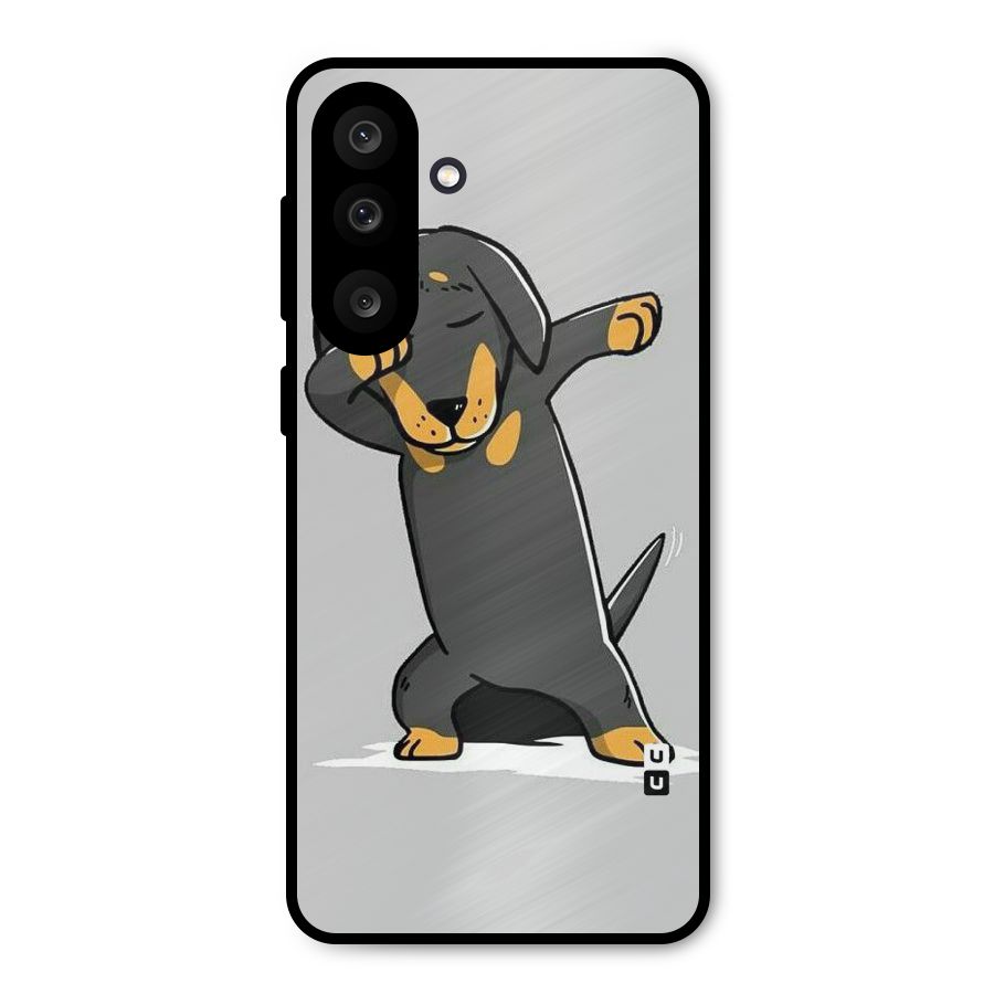 Puppy Dab Metal Back Case for Galaxy F56