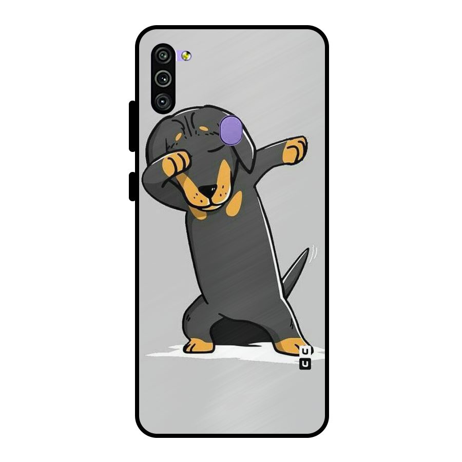 Puppy Dab Metal Back Case for Galaxy M11