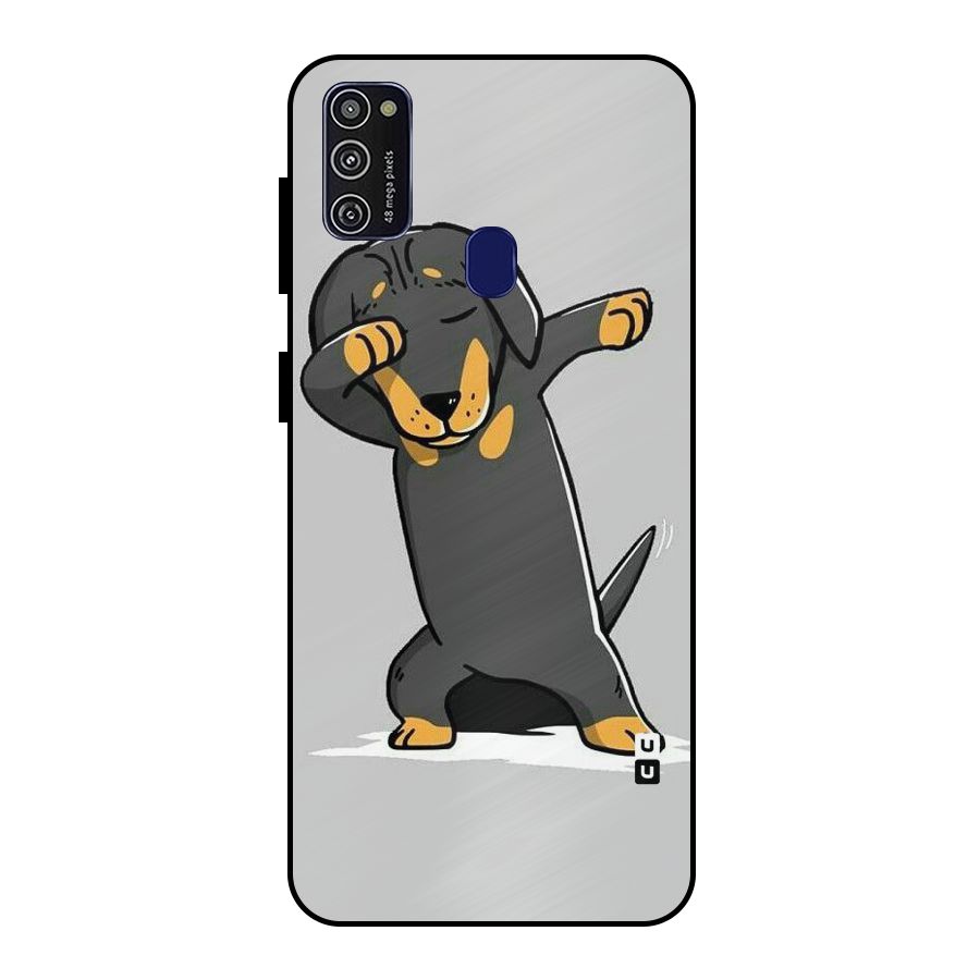 Puppy Dab Metal Back Case for Galaxy M21