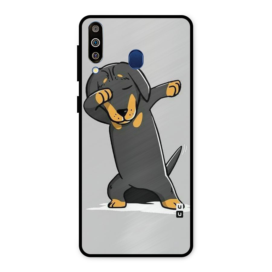 Puppy Dab Metal Back Case for Galaxy M30