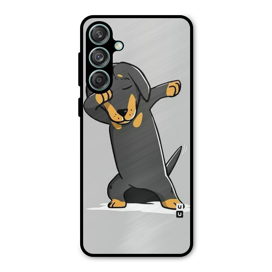 Puppy Dab Metal Back Case for Galaxy M55 5G