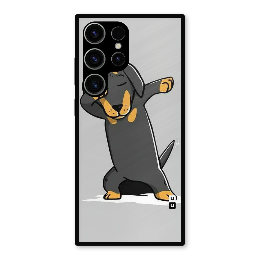 Puppy Dab Metal Back Case for Galaxy S23 Ultra