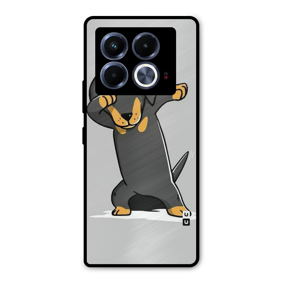 Puppy Dab Metal Back Case for Infinix Note 40 5G