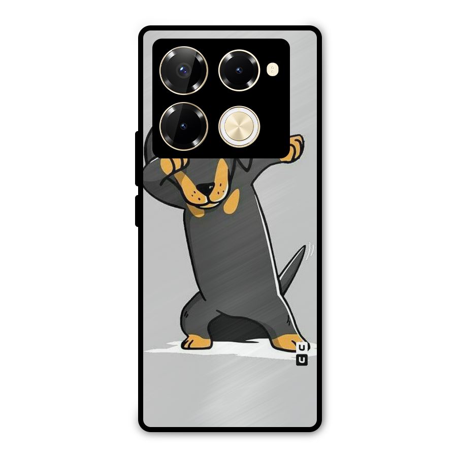 Puppy Dab Metal Back Case for Infinix Note 40 Pro