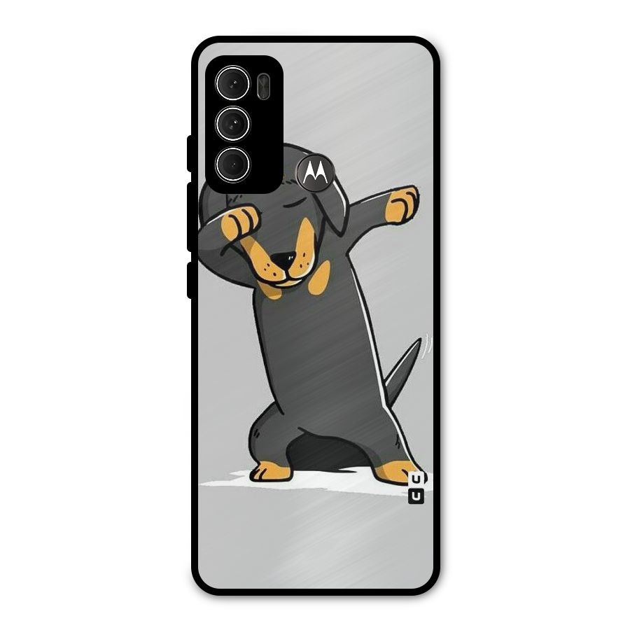 Puppy Dab Metal Back Case for Moto G60