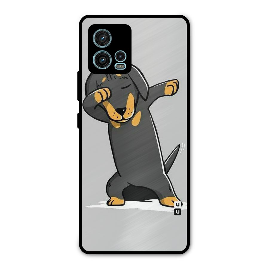 Puppy Dab Metal Back Case for Moto G72