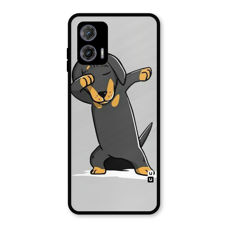 Puppy Dab Metal Back Case for Moto G73