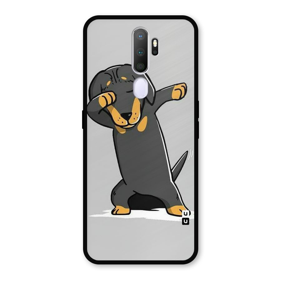 Puppy Dab Metal Back Case for Oppo A9 (2020)