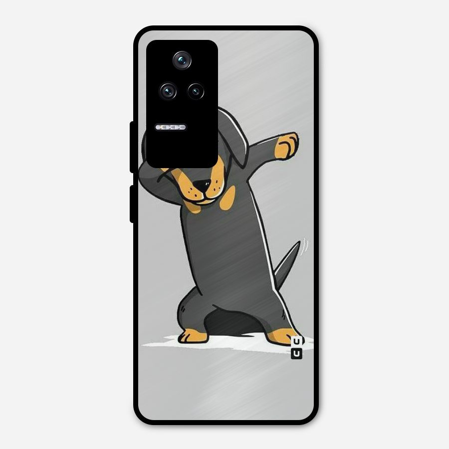 Puppy Dab Metal Back Case for Poco F4 5G