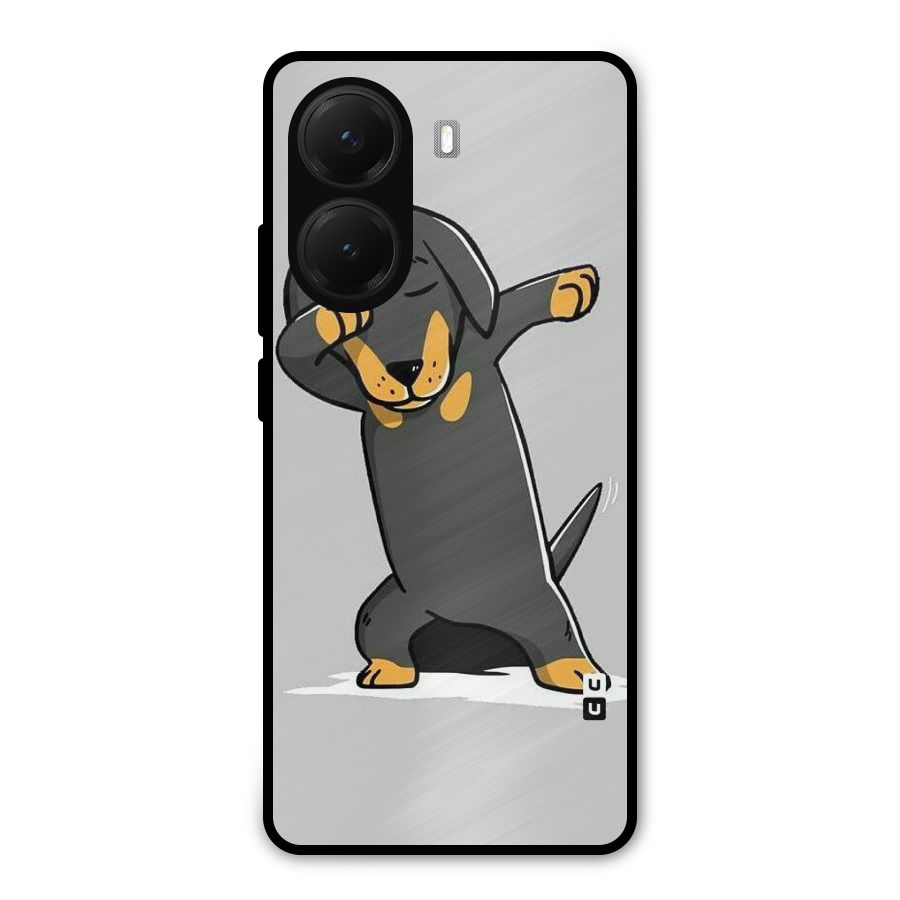 Puppy Dab Metal Back Case for Poco X7 Pro