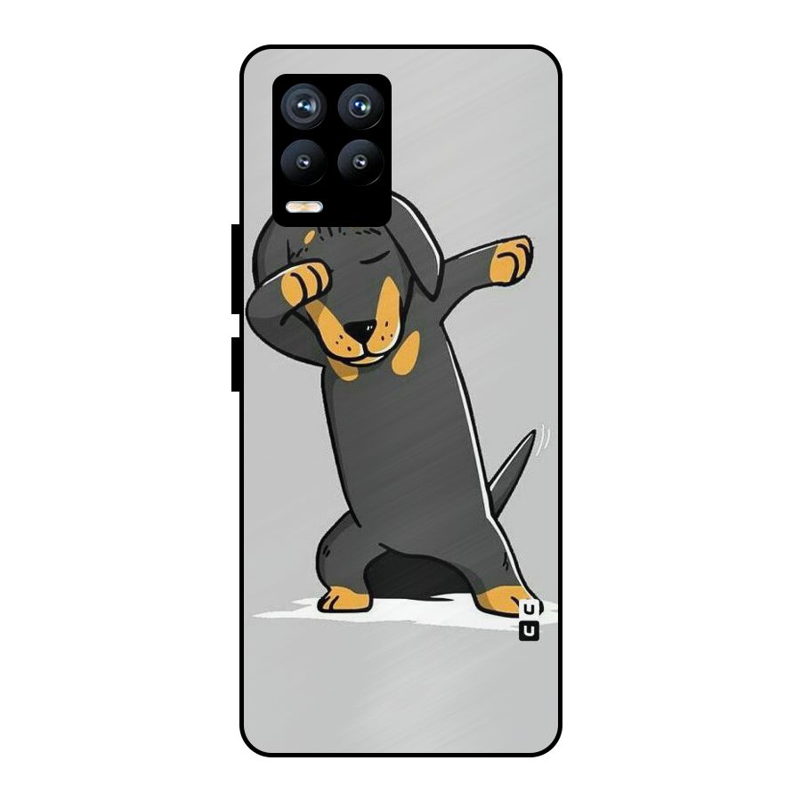 Puppy Dab Metal Back Case for Realme 8 Pro