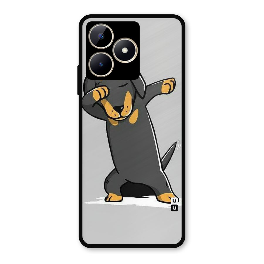 Puppy Dab Metal Back Case for Realme C53