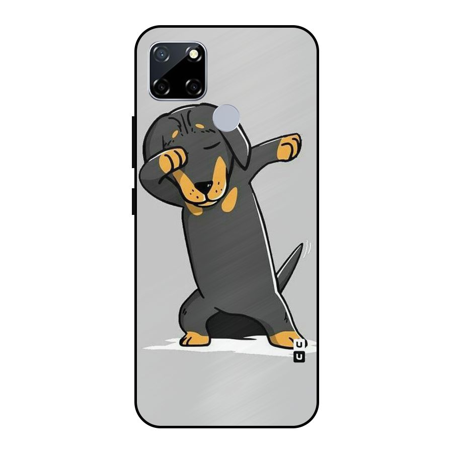 Puppy Dab Metal Back Case for Realme Narzo 20