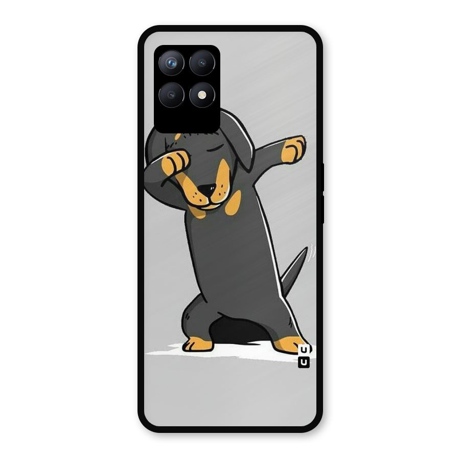 Puppy Dab Metal Back Case for Realme Narzo 50