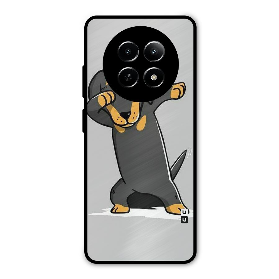 Puppy Dab Metal Back Case for Realme Narzo 70x 5G