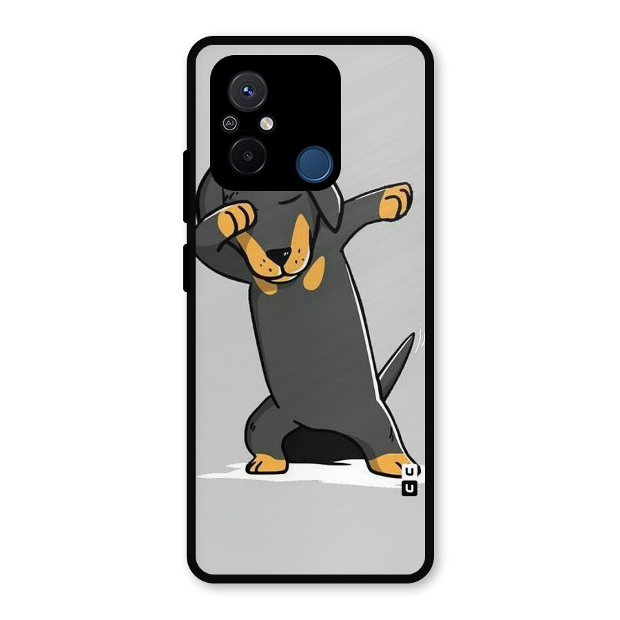 Puppy Dab Metal Back Case for Redmi 12C