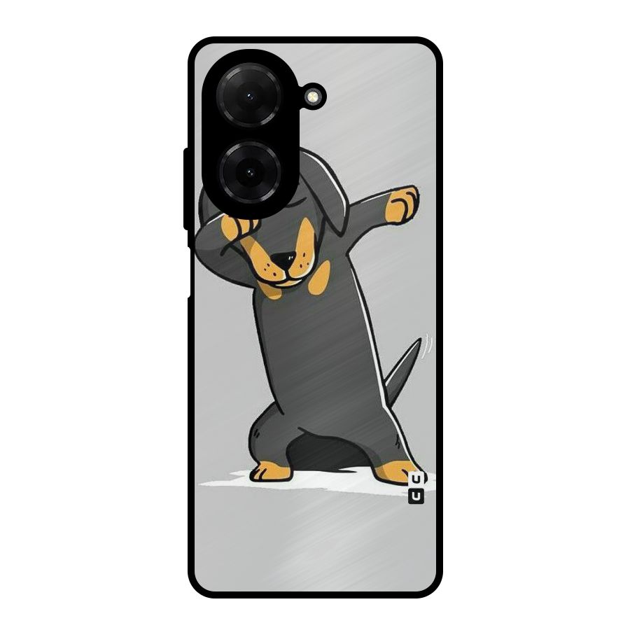 Puppy Dab Metal Back Case for Redmi A5 4G