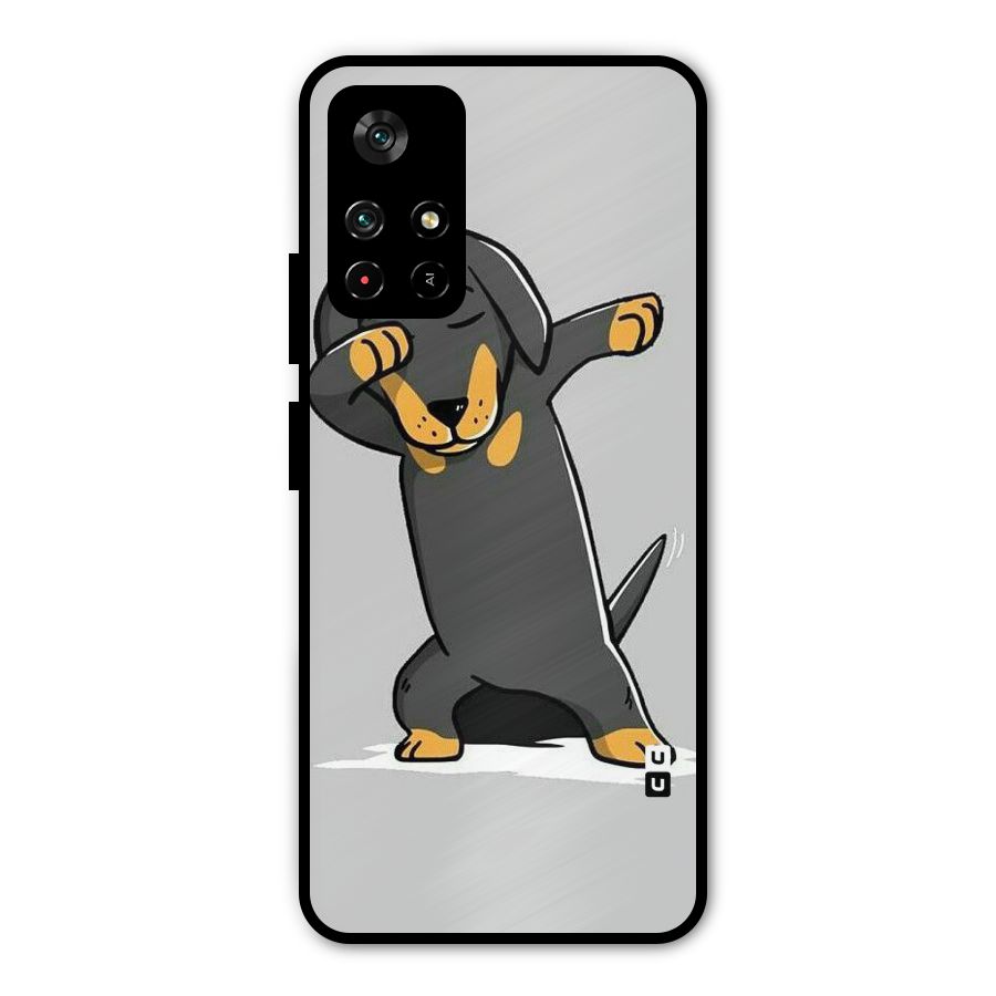 Puppy Dab Metal Back Case for Redmi Note 11T 5G