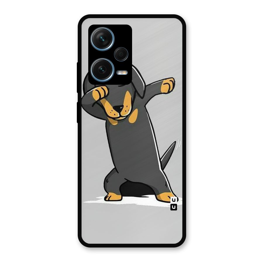 Puppy Dab Metal Back Case for Redmi Note 12 Pro Plus 5G